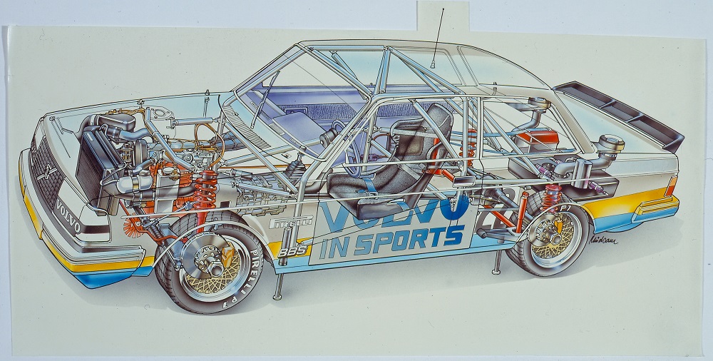Volvo 240 Turbo illustration